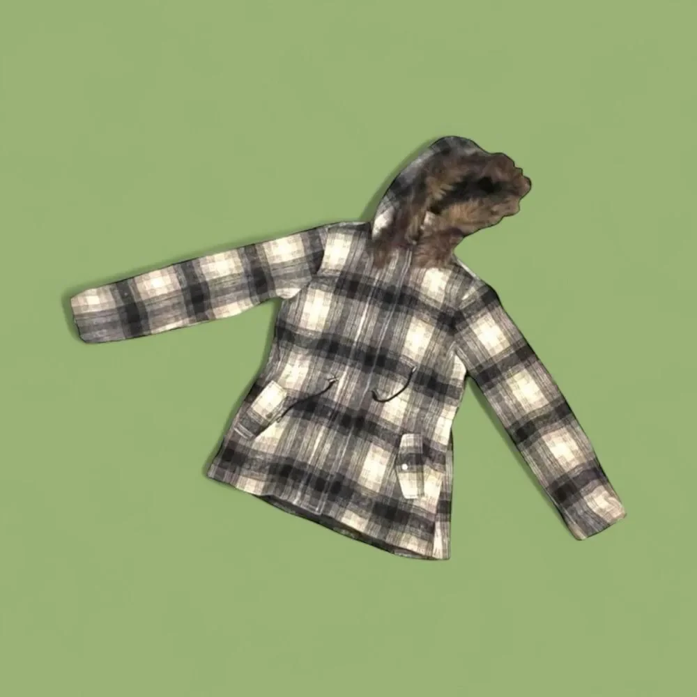 Mossimo Plaid Coat